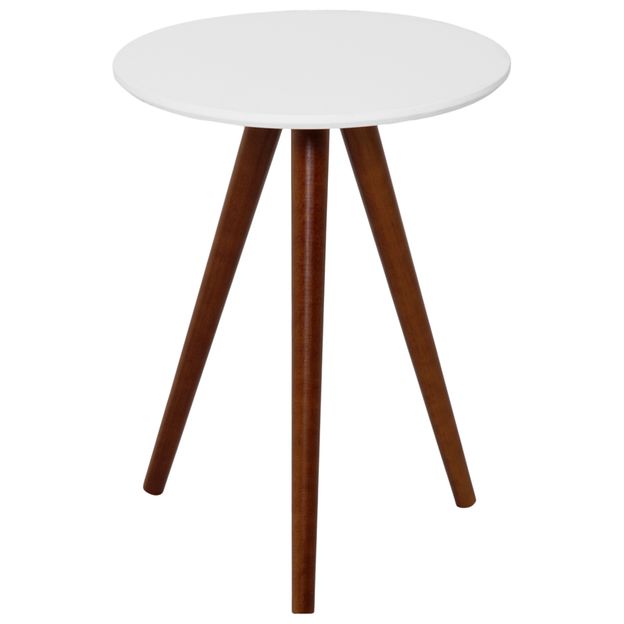 THREE WOOD MESA LATERAL REDONDA 45 CM