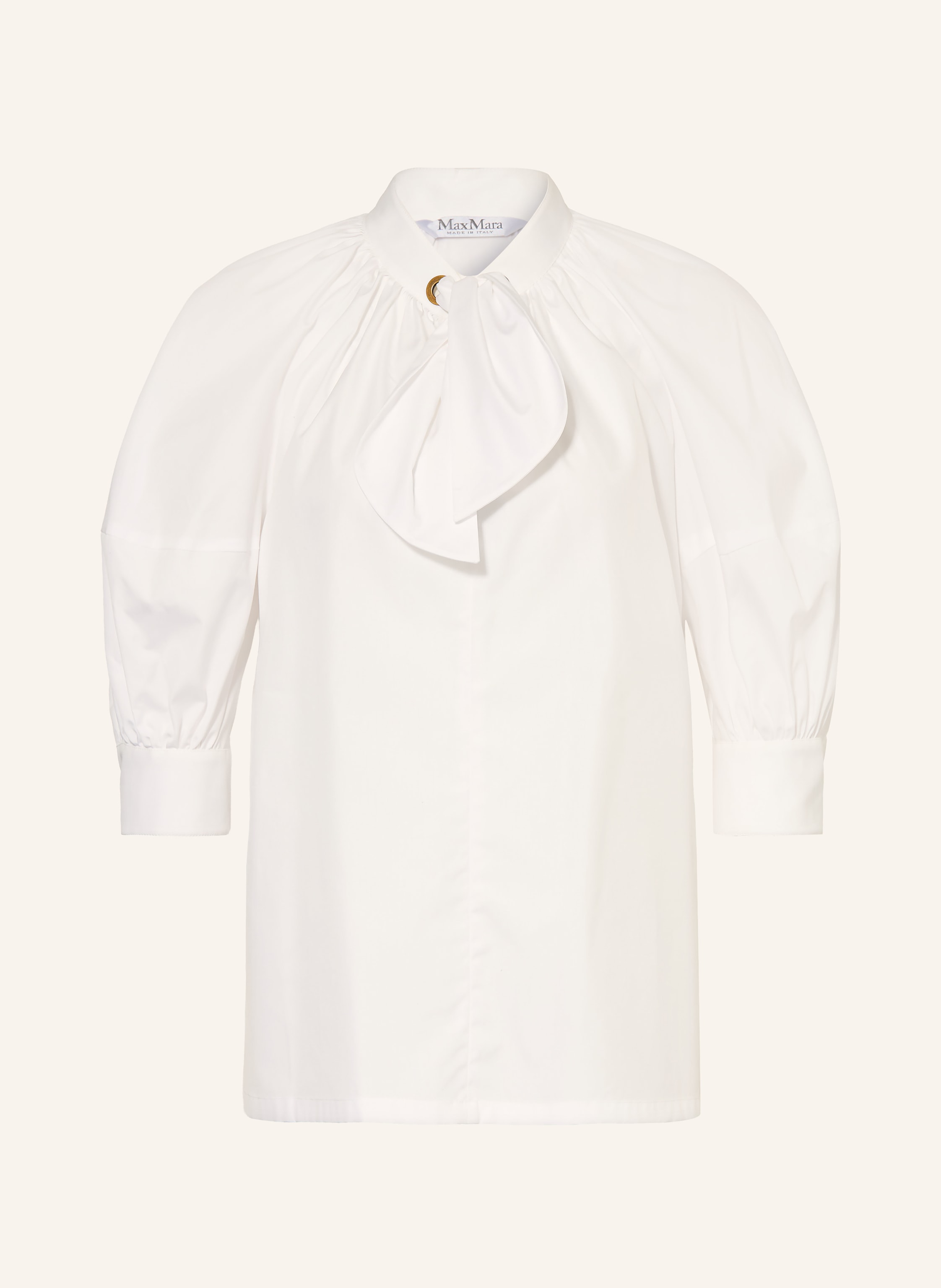 Max Mara Blusenshirt QUINOA mit 3/4-Arm und abnehmbarer Schluppe