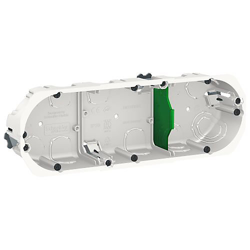 Boîte d'encastrement MULTIFIX D 67mm 3 postes P 40mm - SCHNEIDER ELECTRIC - IMT35934R