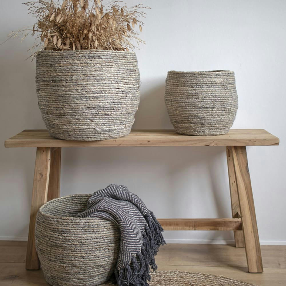 BARCELONA - Banc en teck L90cm naturel