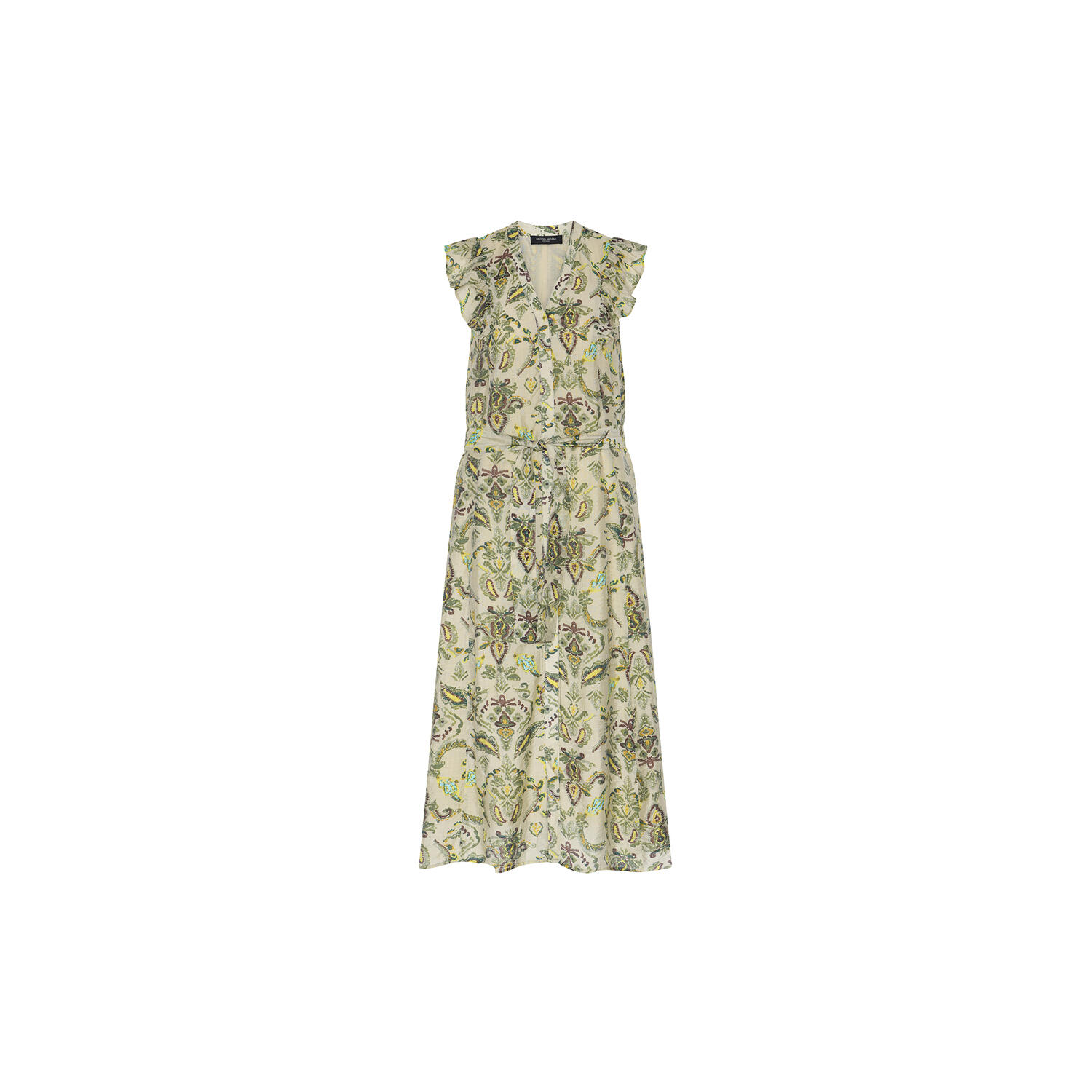 DuscleBBFransisca dress, multi green print