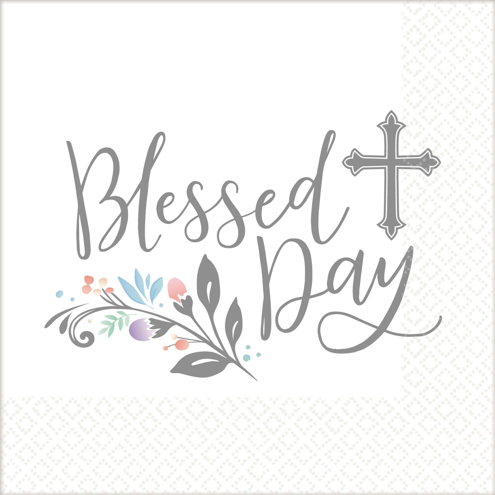 Silver Cross Holy Day Lunch Napkins, 36-pk