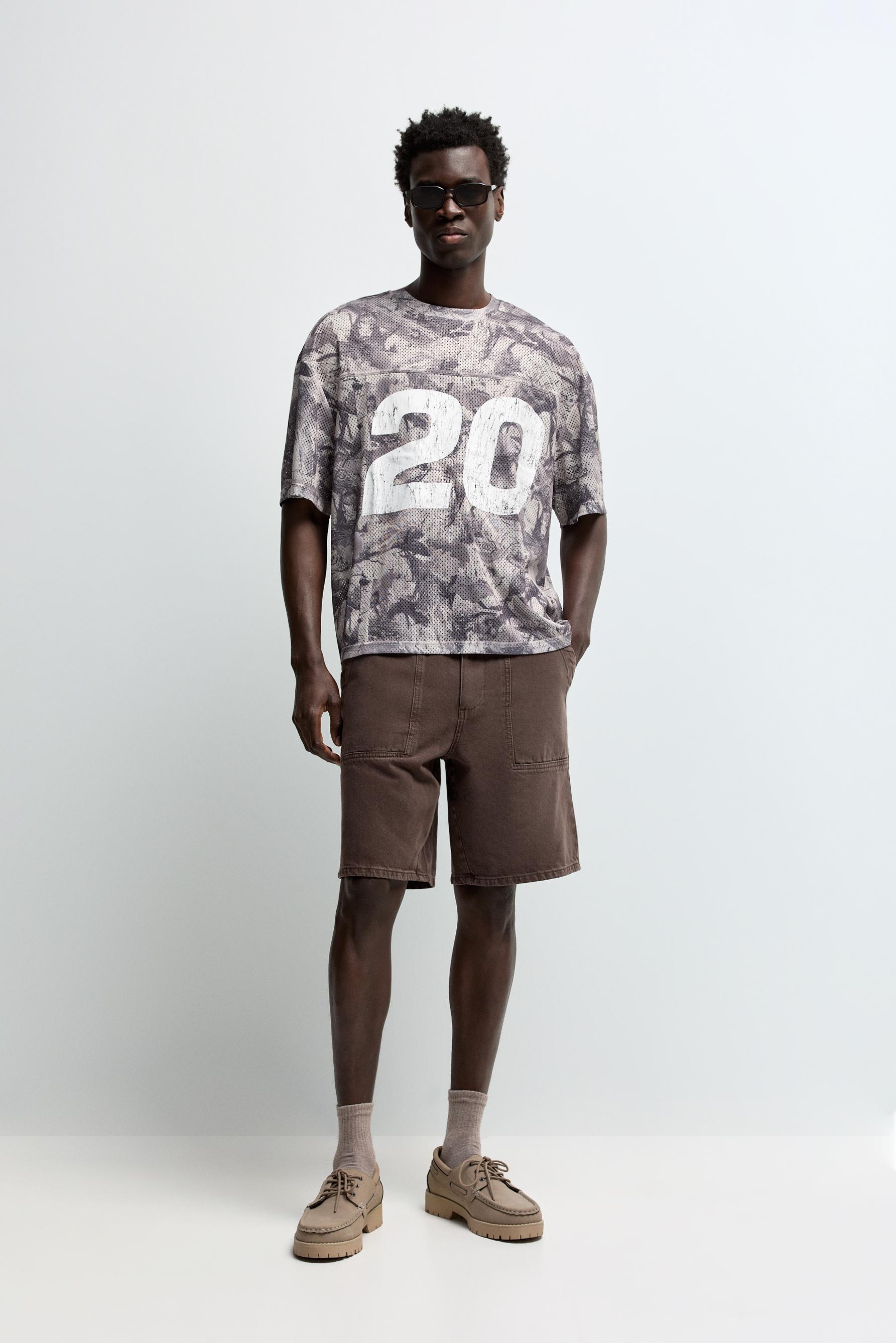 Camiseta estructura estampados