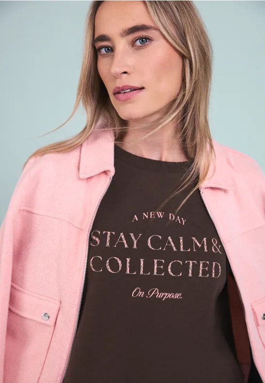 Sweatshirt mit Artwork