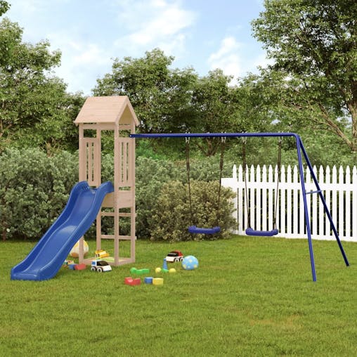 NNEVL Outdoor Playset Solid Wood Pine