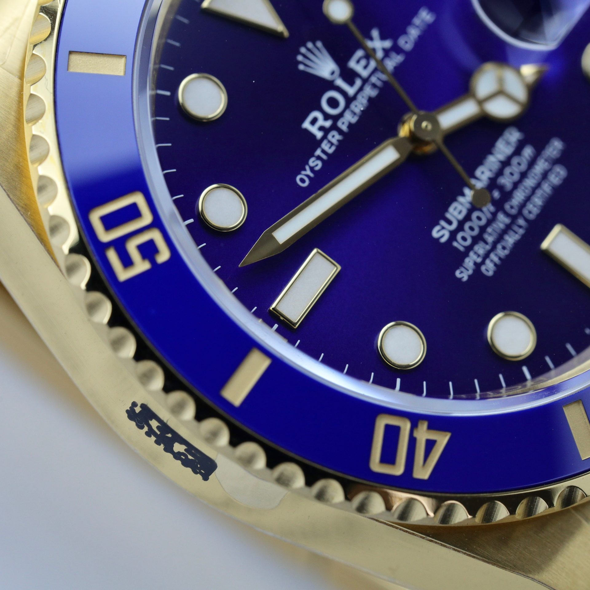 Rolex Submariner 126618LB YG Plated Blue Dial 40mm Oyster Super Clone