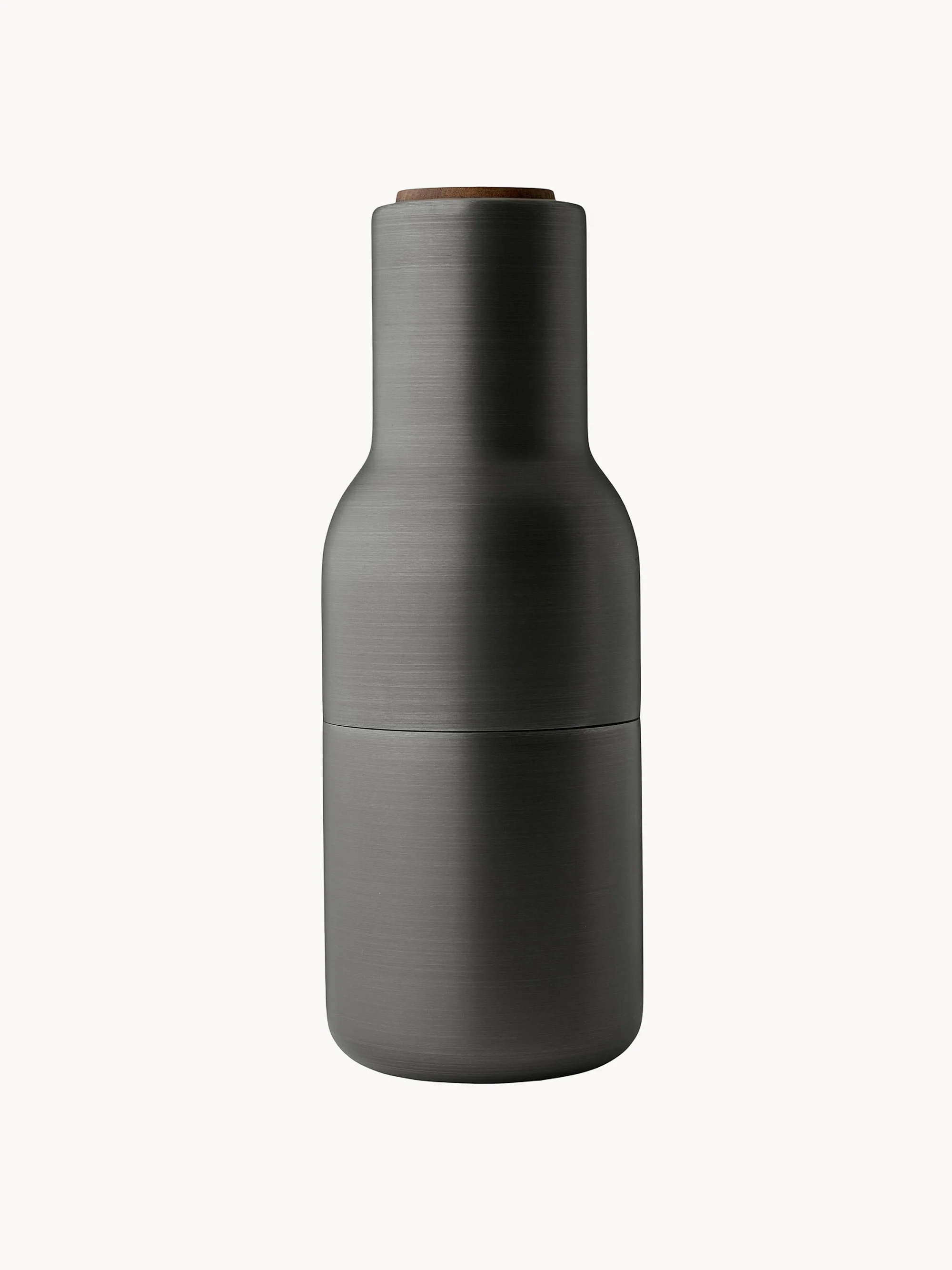 Salz- & Pfeffermühlen Bottle Grinder mit Walnussholz-Deckeln, 2er-Set