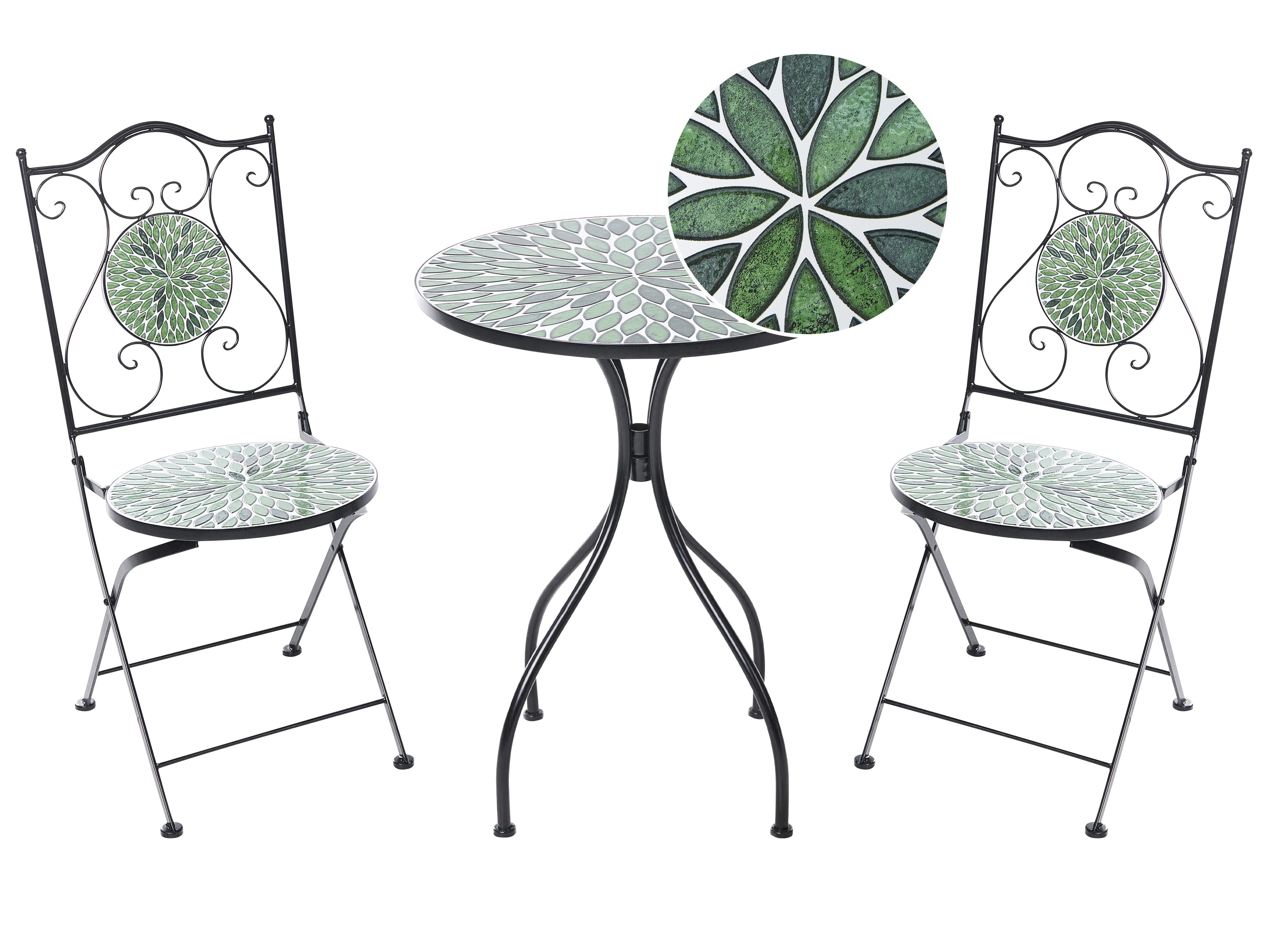 Bistro Set CIVATE Metal Black