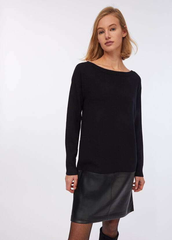 Abito corto in maglia