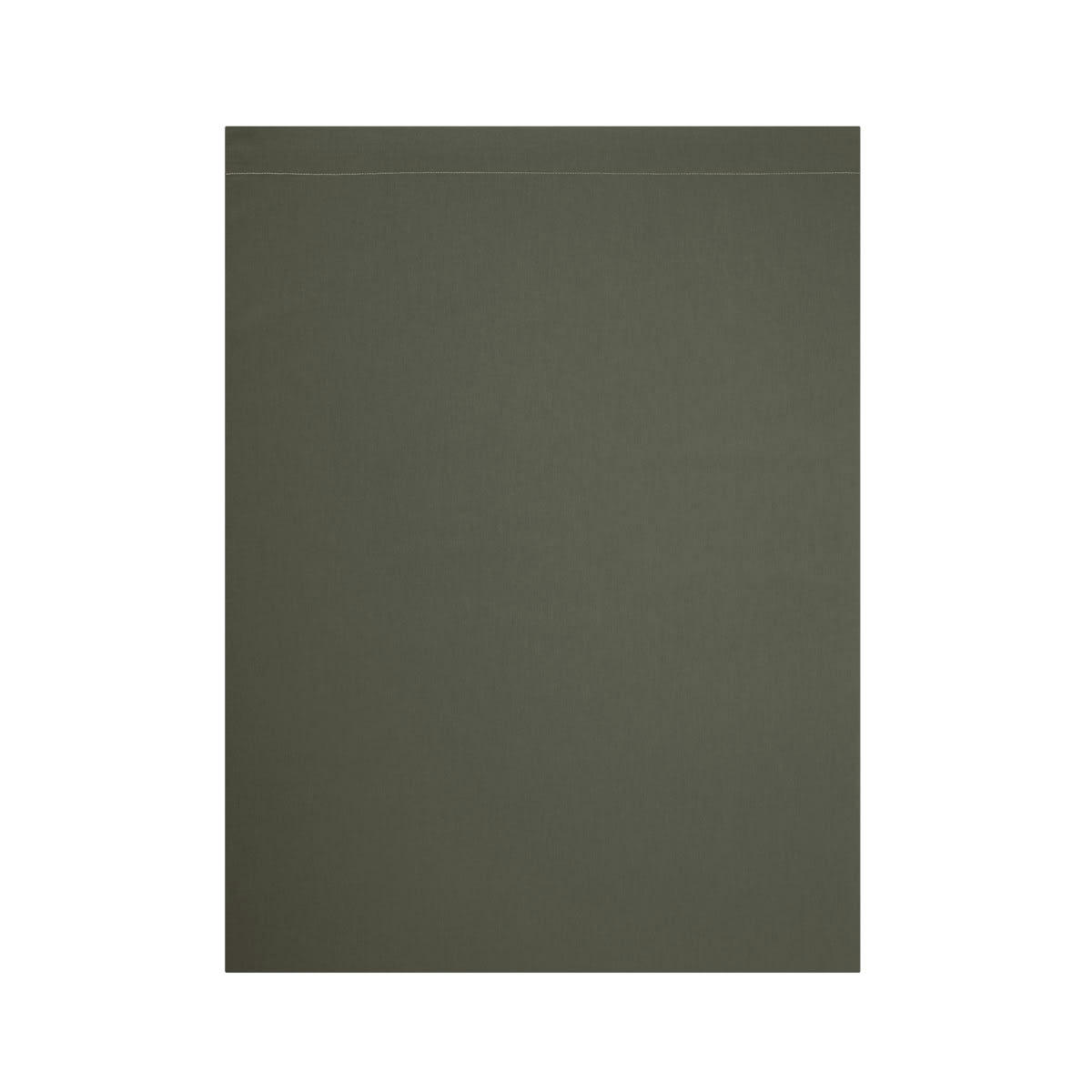 TOUT DOUX - Drap plat en coton vert 180x290