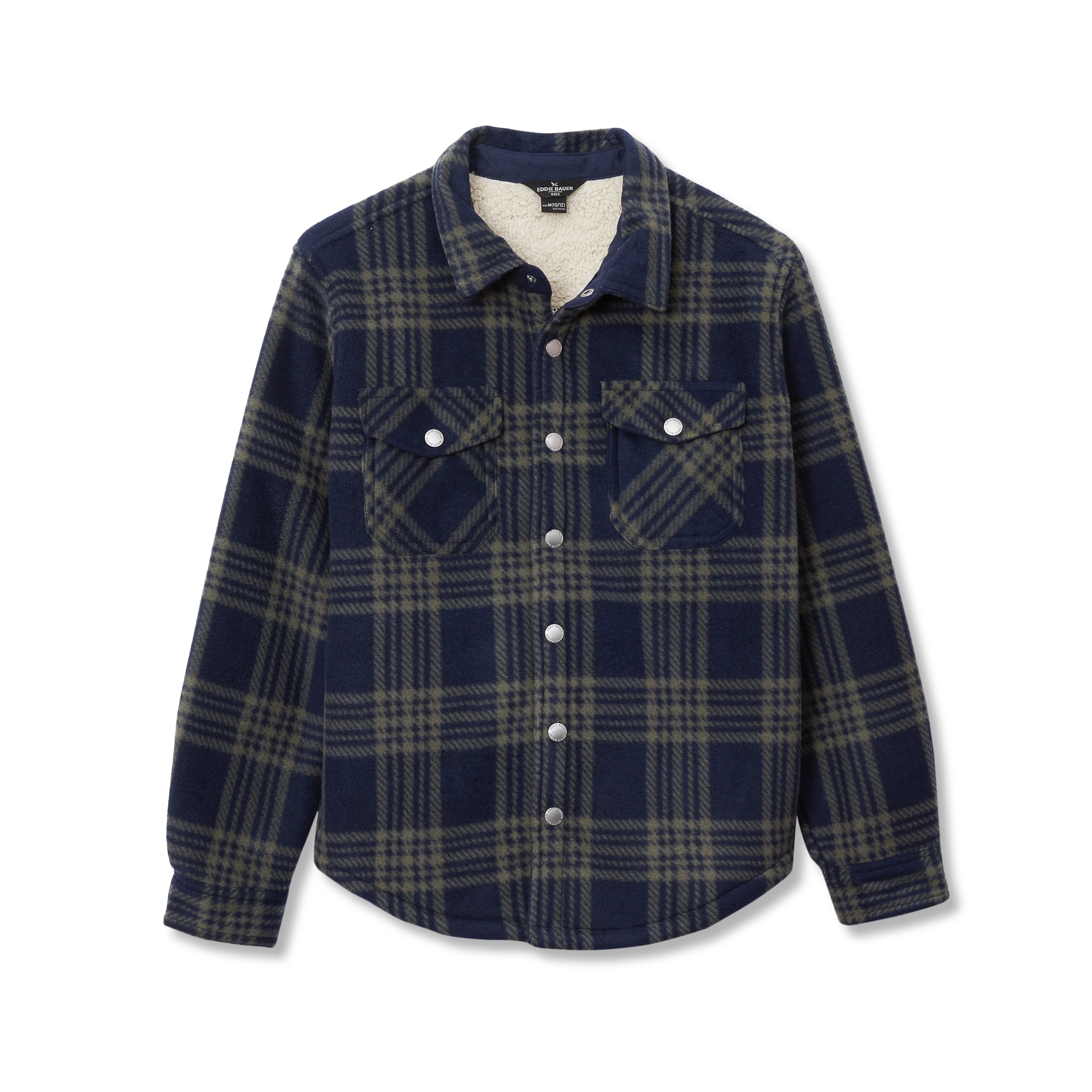 Boys Faux Shearling Shacket