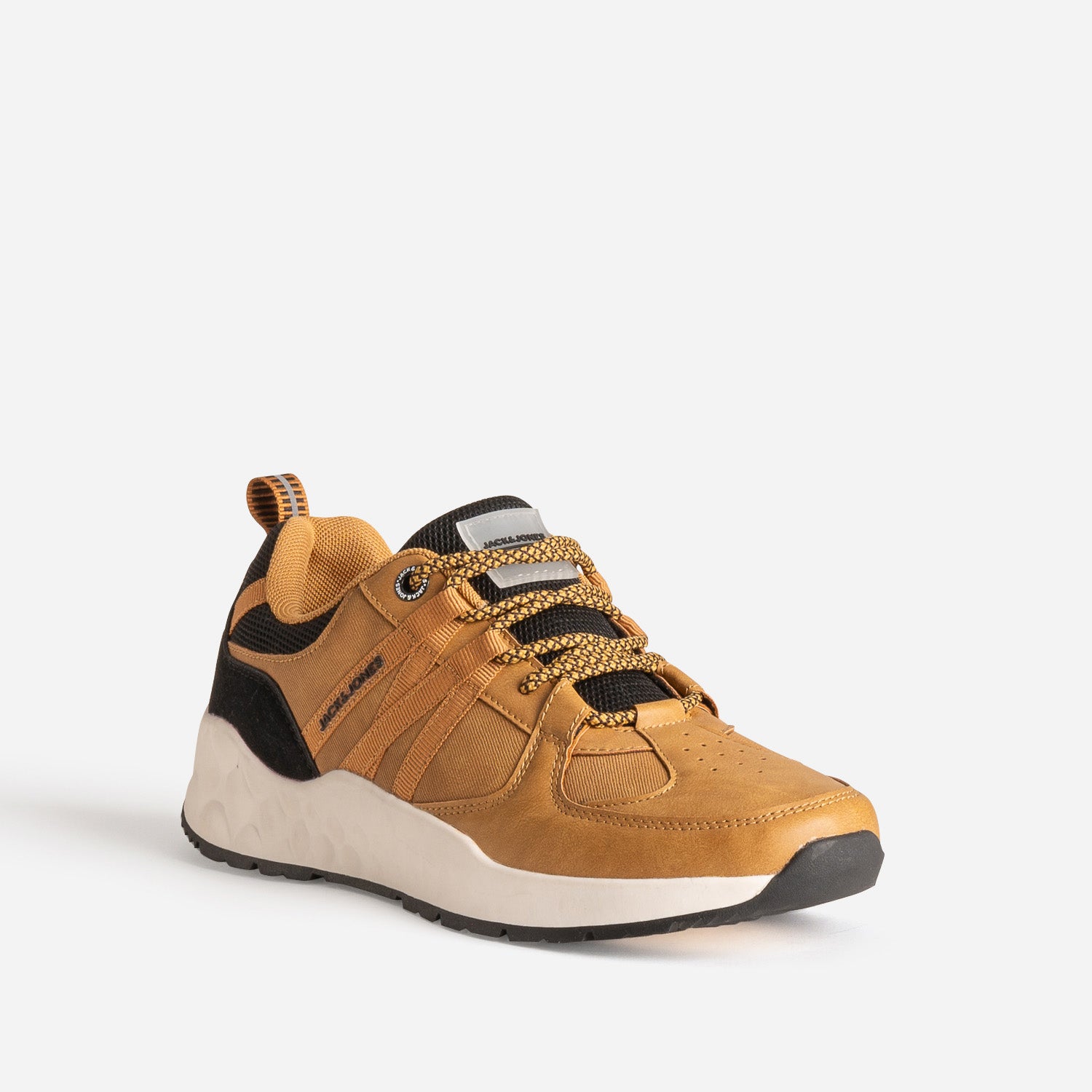 Tennis JACK&JONES camel bi-matière