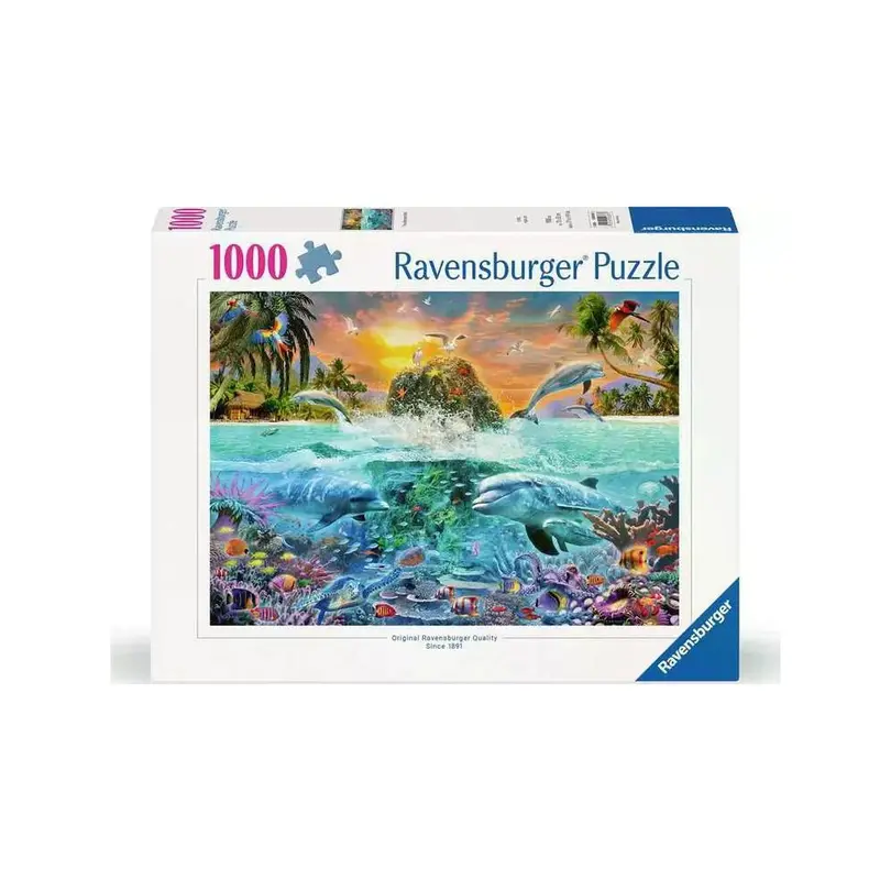 Puzzle 1000er-Set Die Unterwasserinsel