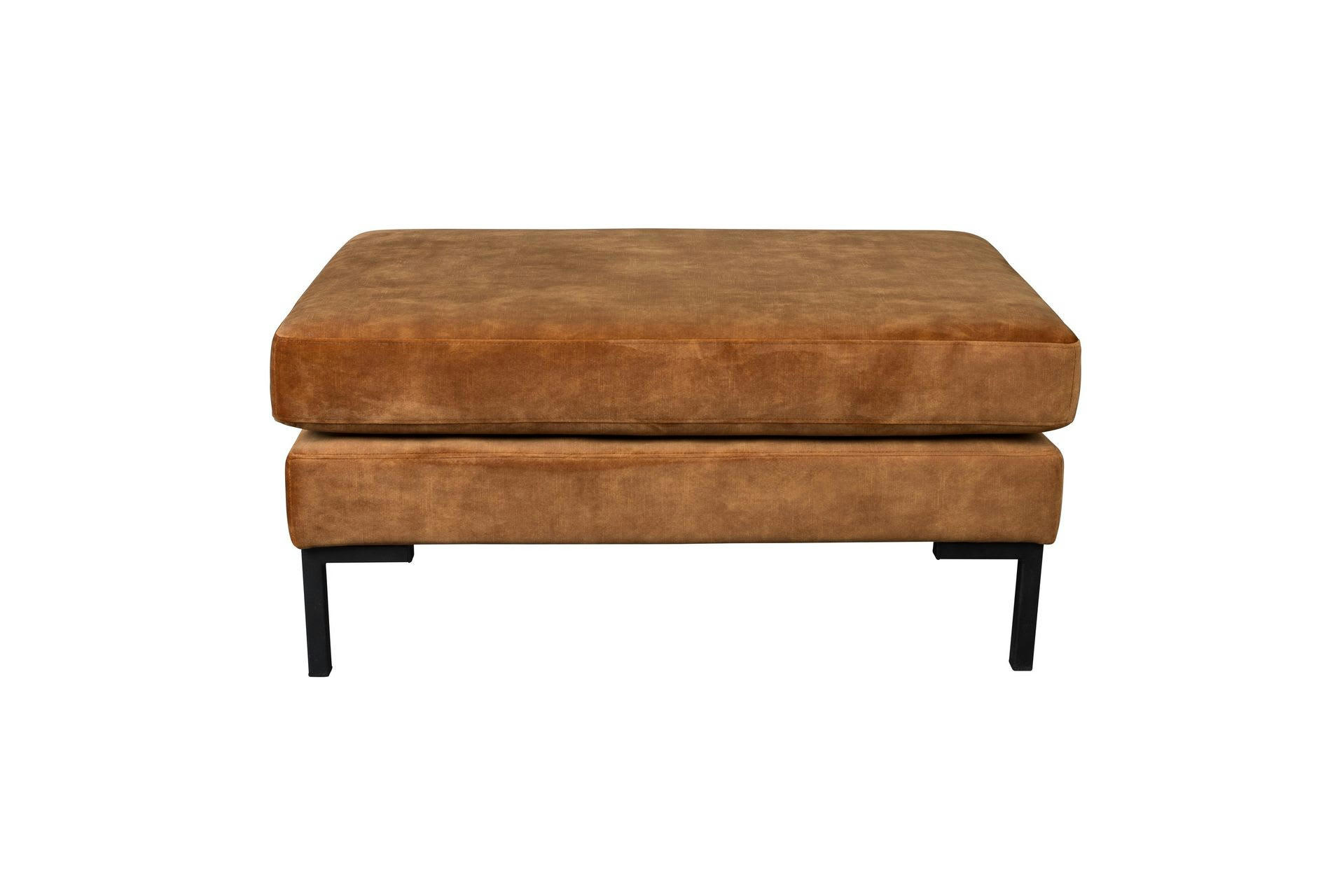 HOUDA - Repose pied en tissu caramel