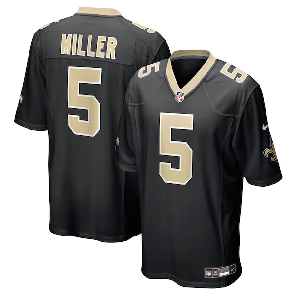 Kendre Miller New Orleans Saints Nike Team Game Jersey -  Black