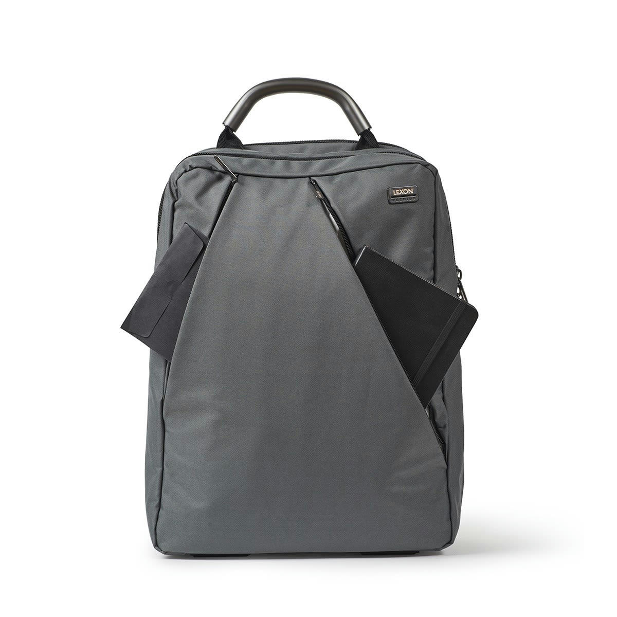 PREMIUM DOUBLE BACKPACK - Sac à dos double en PVC gris