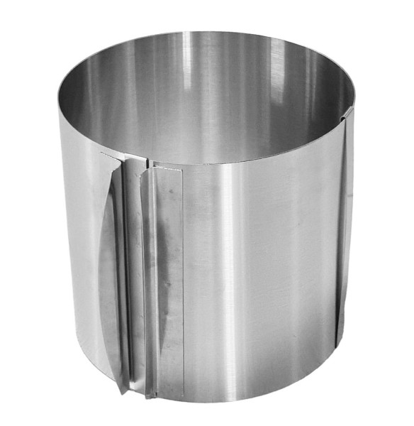 Obręcz forma do tortów regulowana 16-30x14.5cm BRUNBESTE