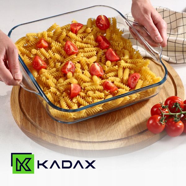 Kadax Naczynie Żaroodporne Do Zapiekania 2,4L