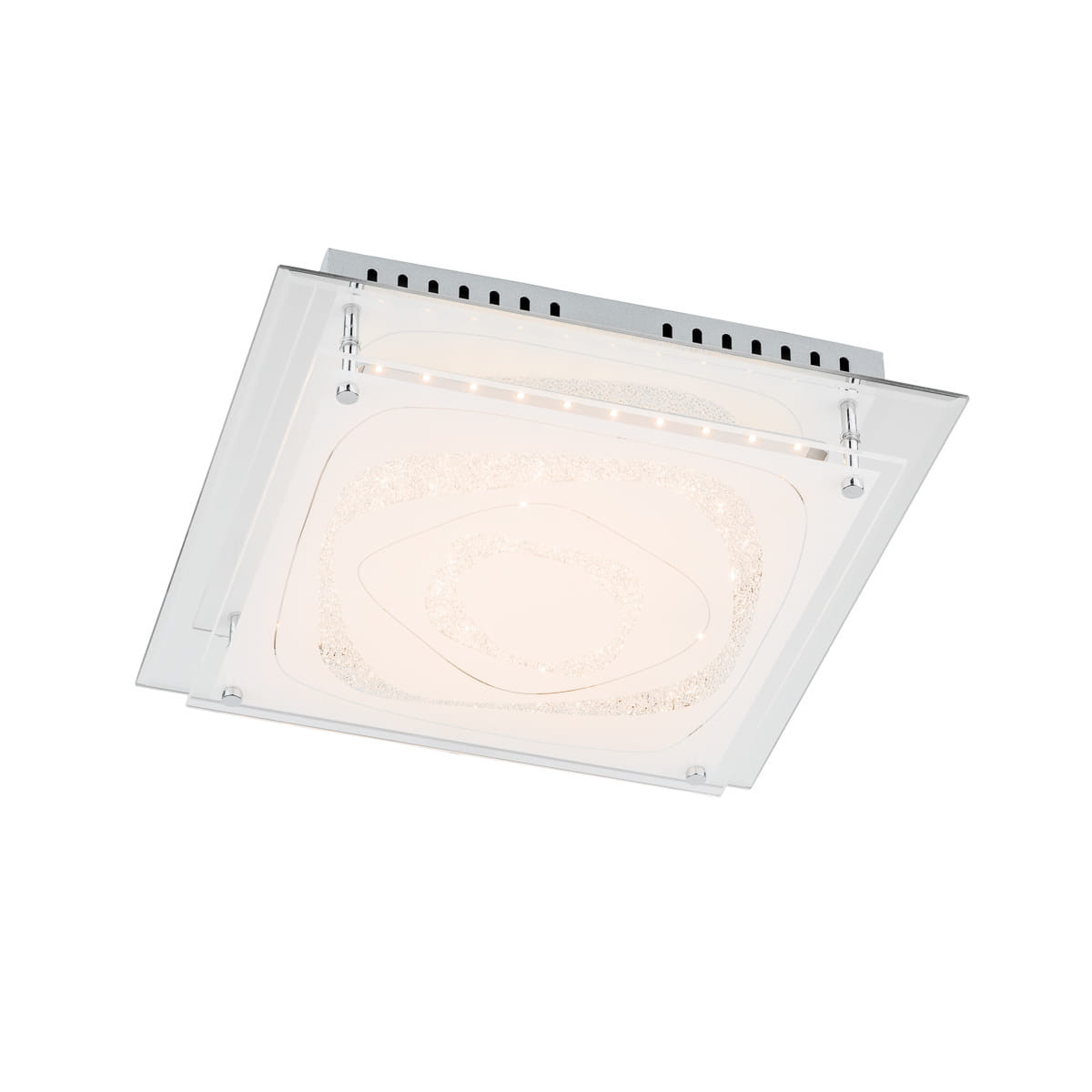 Plafon VERSOkwadratowy biały LED 1x17W 34cm lm IP20 Neutralna biel Italux