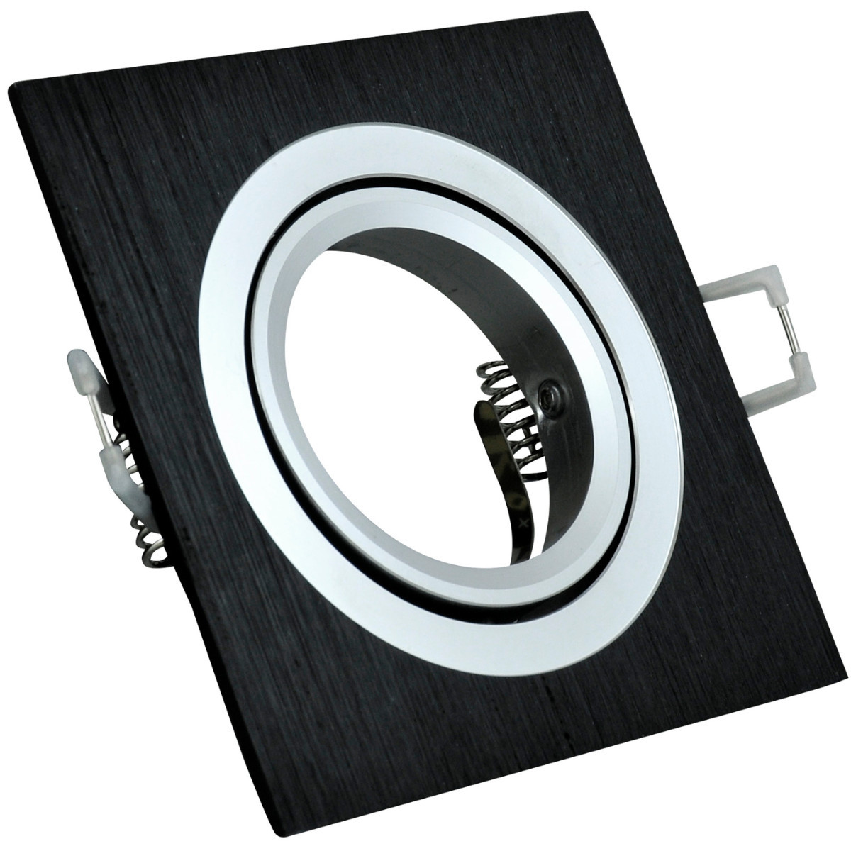 Oprawa wpuszczana kwadratowa czarna SOUTH1xGU10x8W IP20 Polux