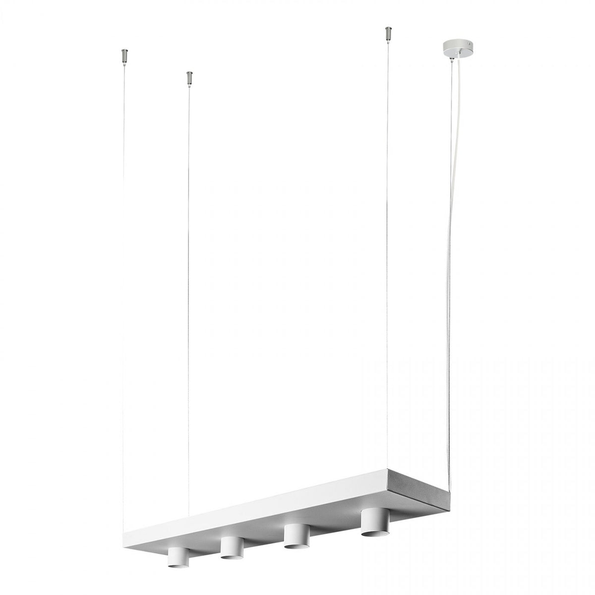 Nowodvorski hanglamp Plant - 4 lichts - 80 x 150  cm - wit