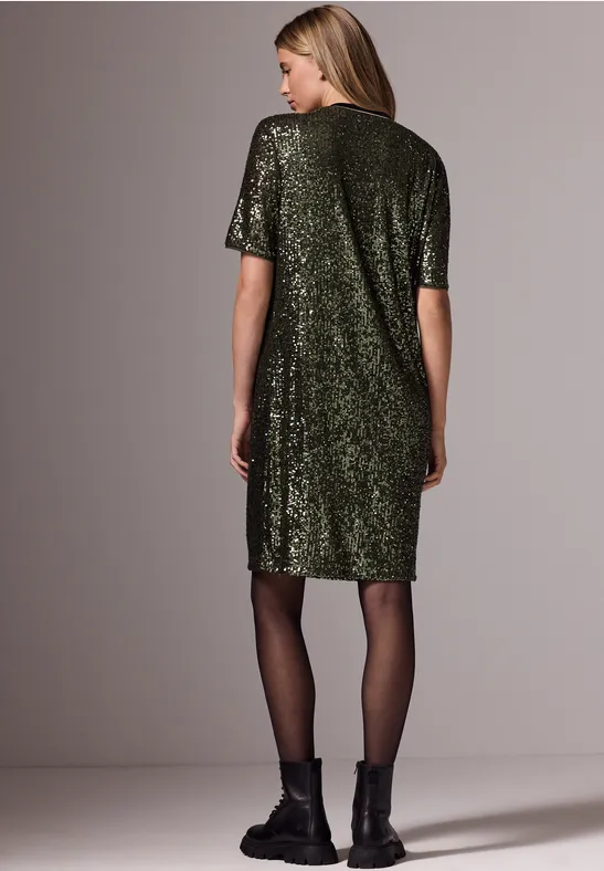 Kleid mit Pailletten