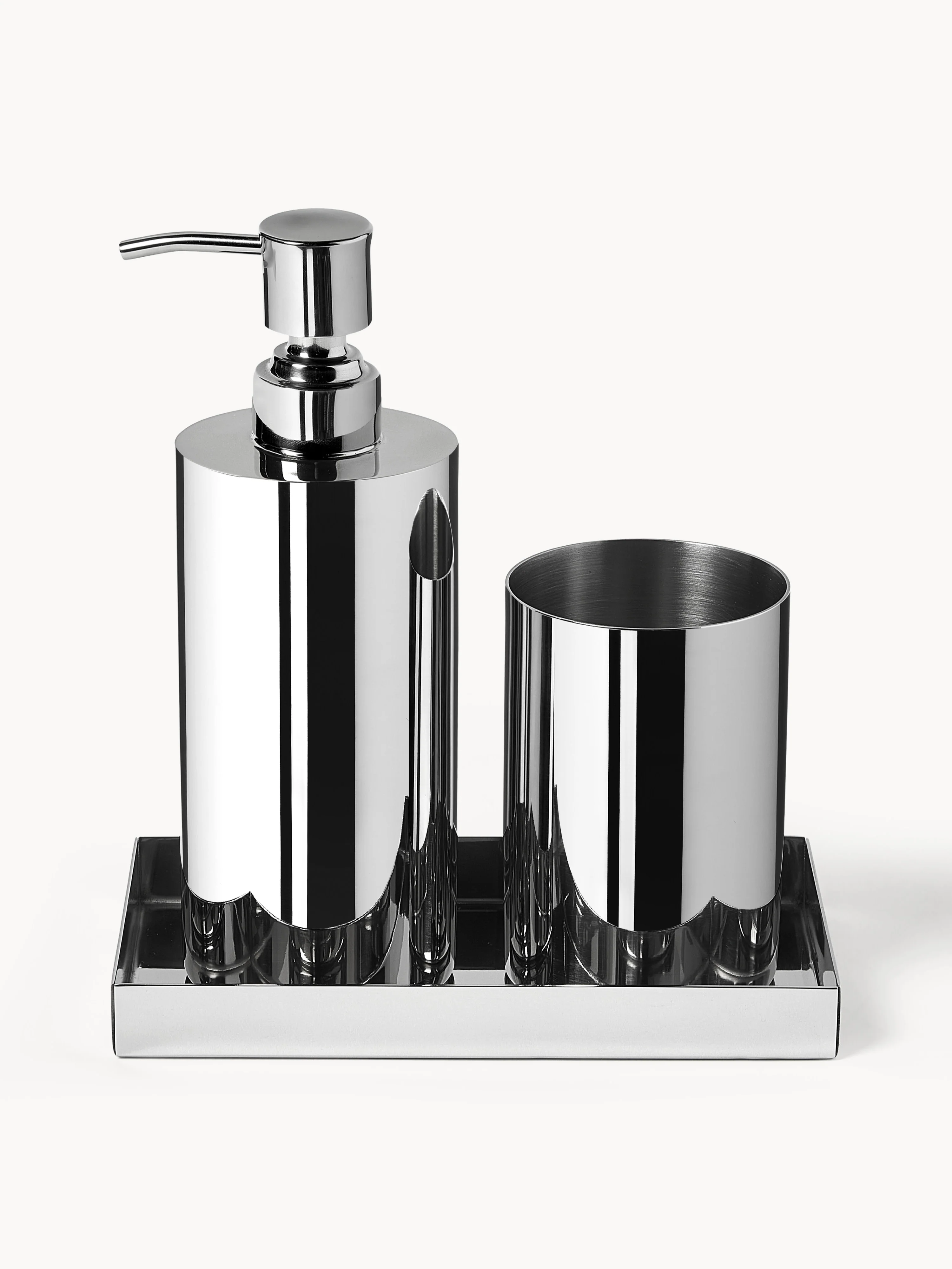Bad-Accessoires Halston aus Metall, 3er-Set