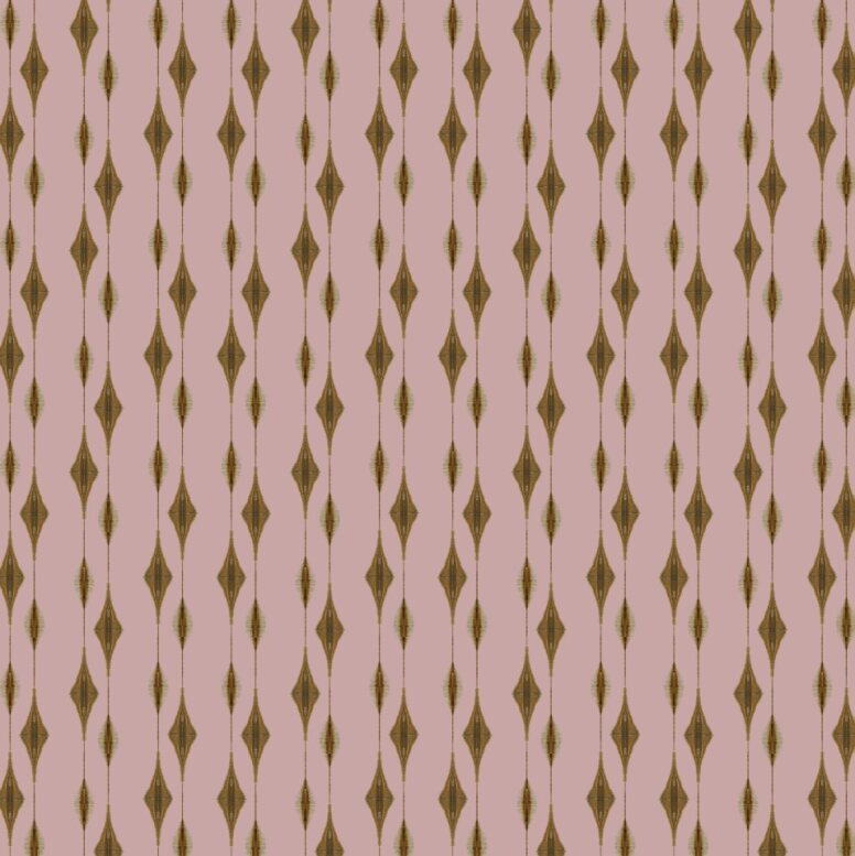 Catchii Behang Ikat Flores pink