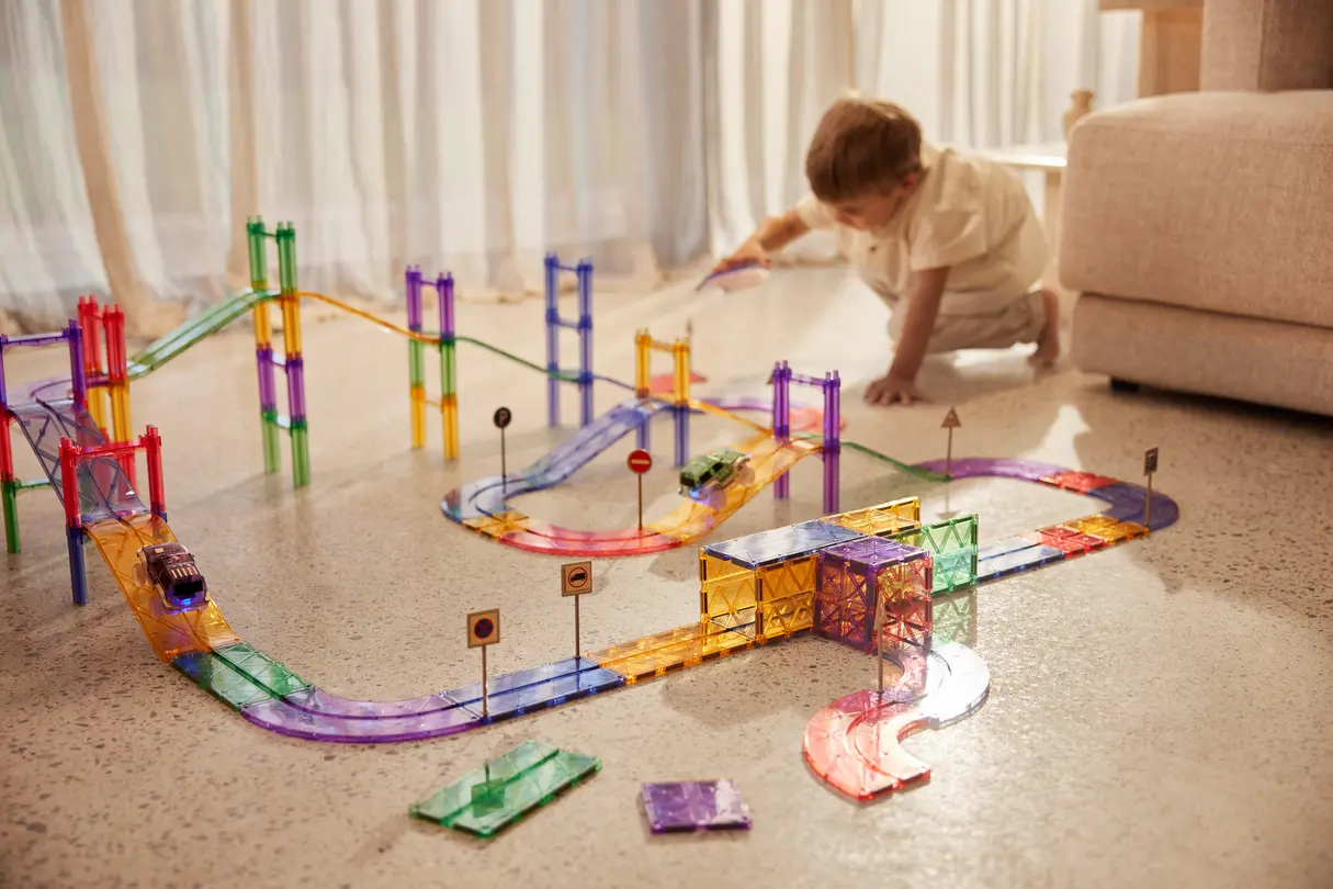 Bausatz 80-teilig Magnetic Tiles