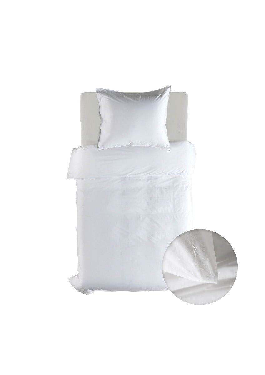 Yellow Dekbedovertrek Katoen Perkal Suites Mumbai - blanc de blanc