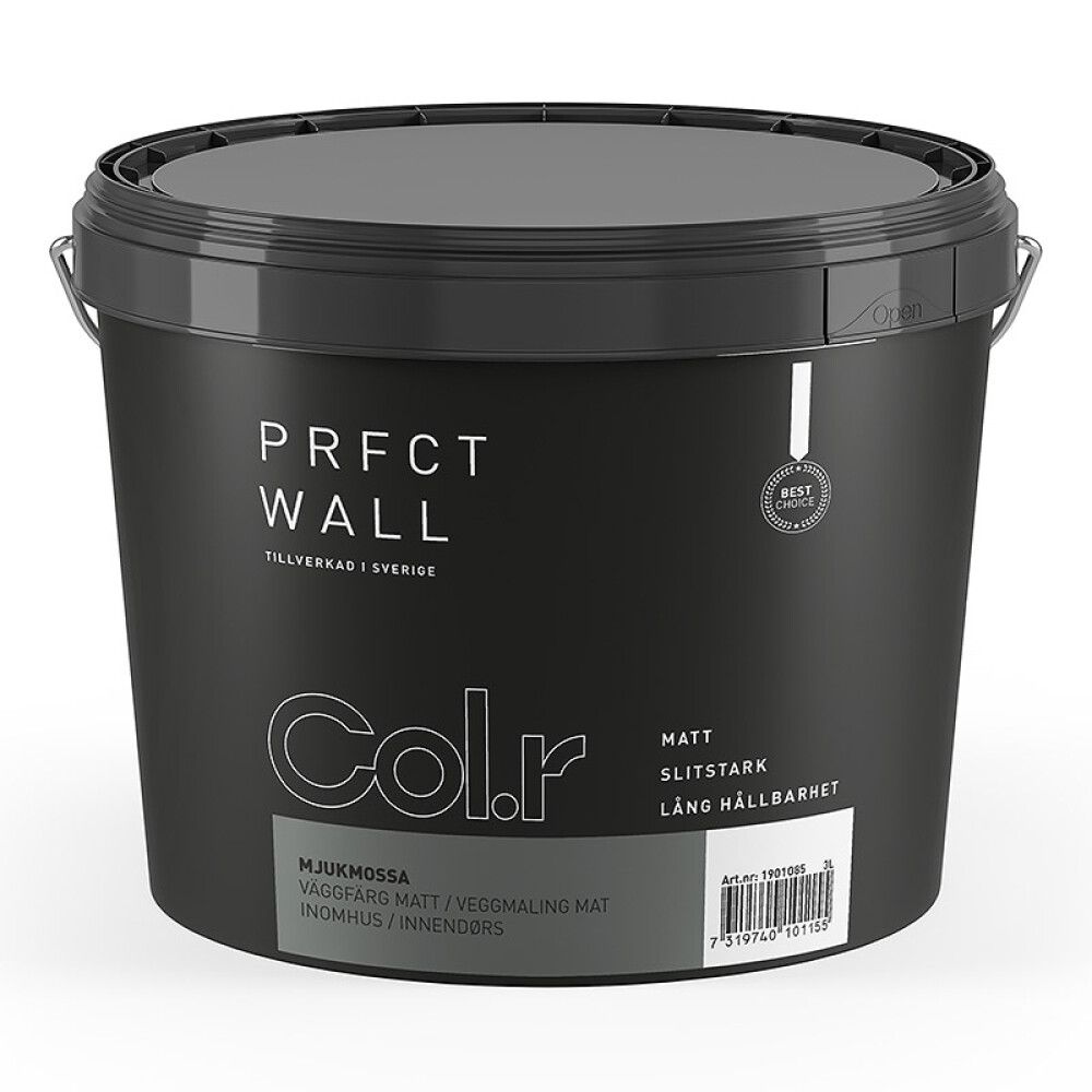 VEGGMALING COL.R PRFCT WALL MYK MOSE 3L