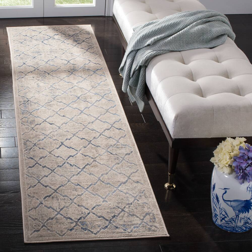 Safavieh Brentwood 809 Rug, Light Grey/Blue