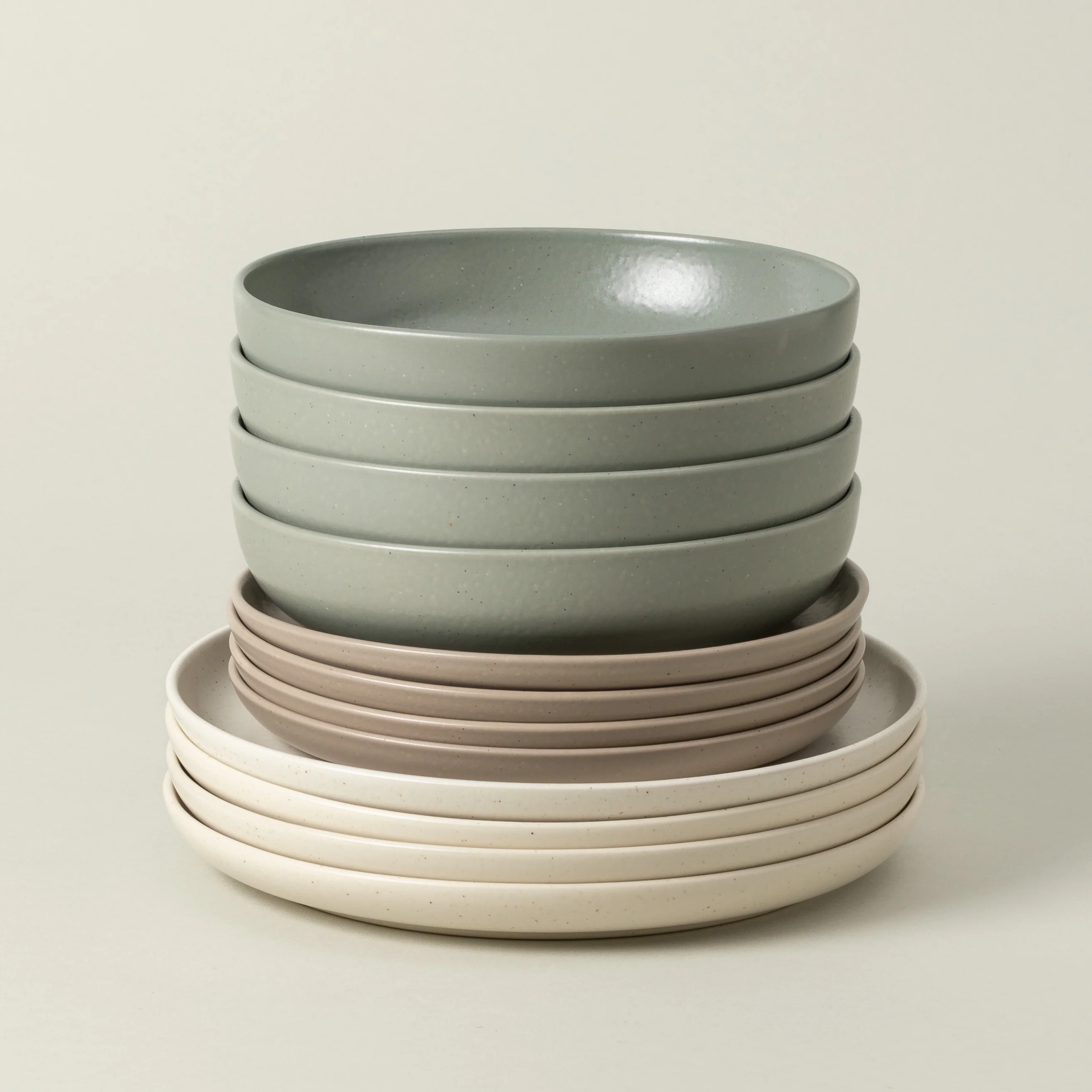 12-Piece Dinnerware Set with Soup/Pasta Bowl Pacifica, Casafina by COSTA NOVA