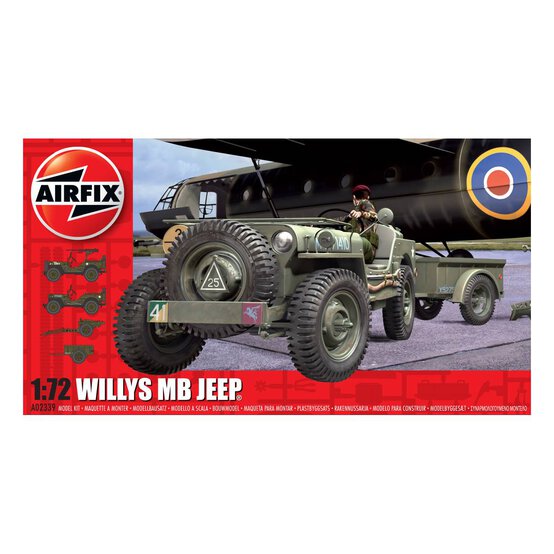 Airfix Willys MB Jeep Model Kit 1:76