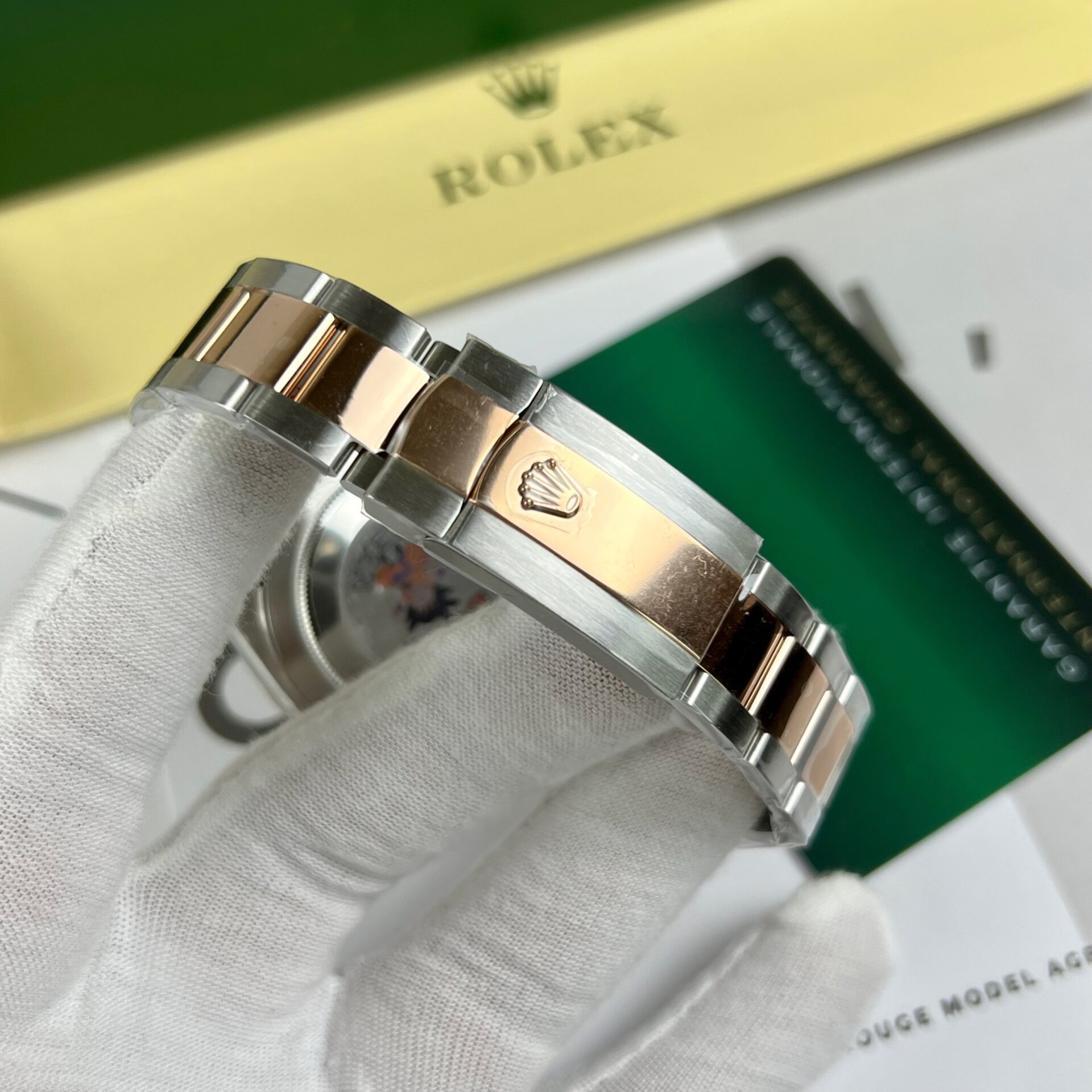Rolex Datejust 126331 SS/RG Plated Chocolate Dial 41mm Oyster Super Clone