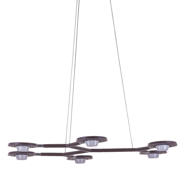 Lampa wisząca Kresyda brązowa LED 6x21.6W Ciepła biel 1700lm Italux