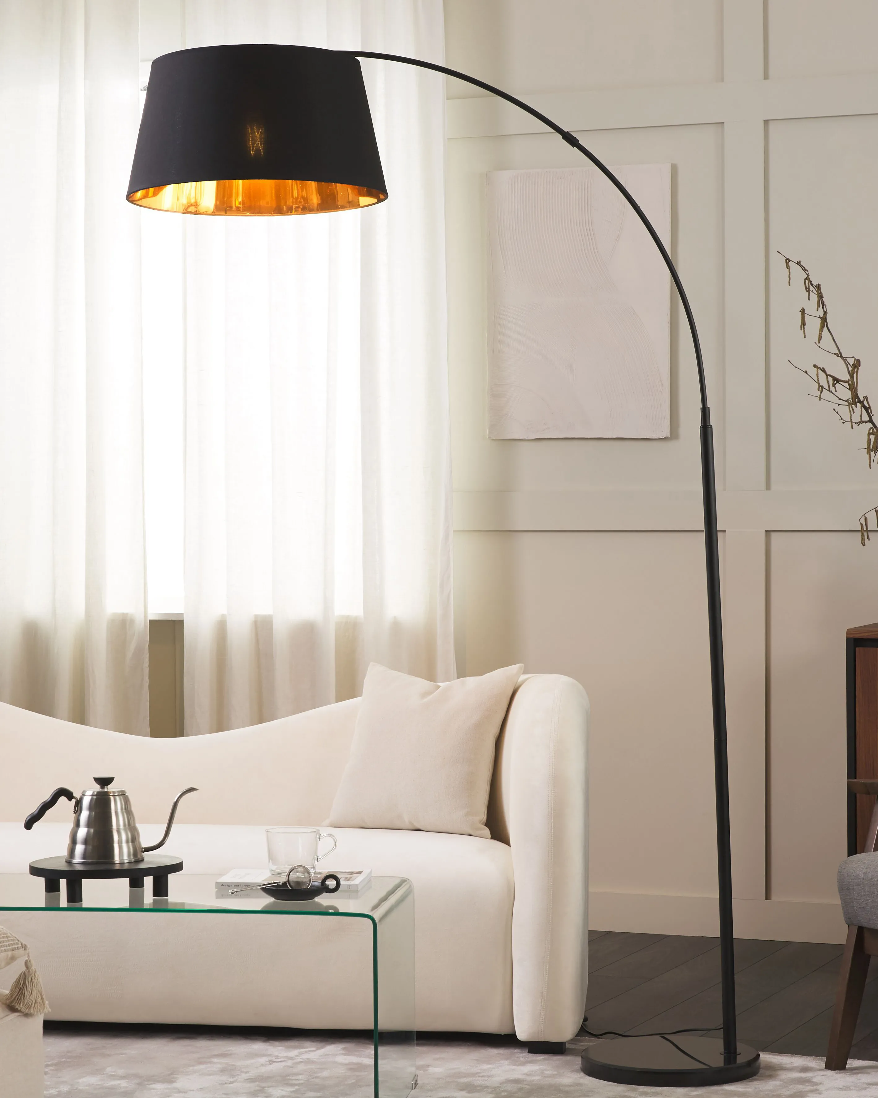 Floor Lamp YABUS Metal Black