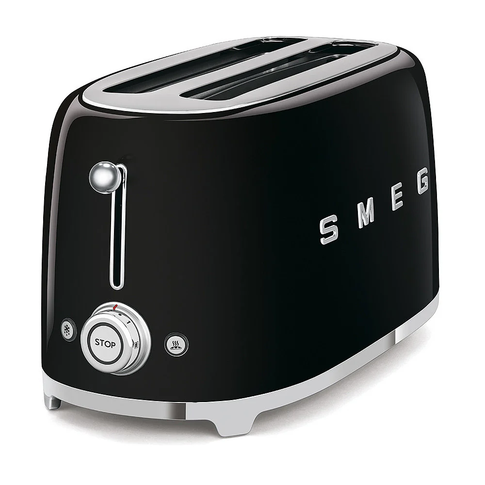 Four Slice Toaster in Black