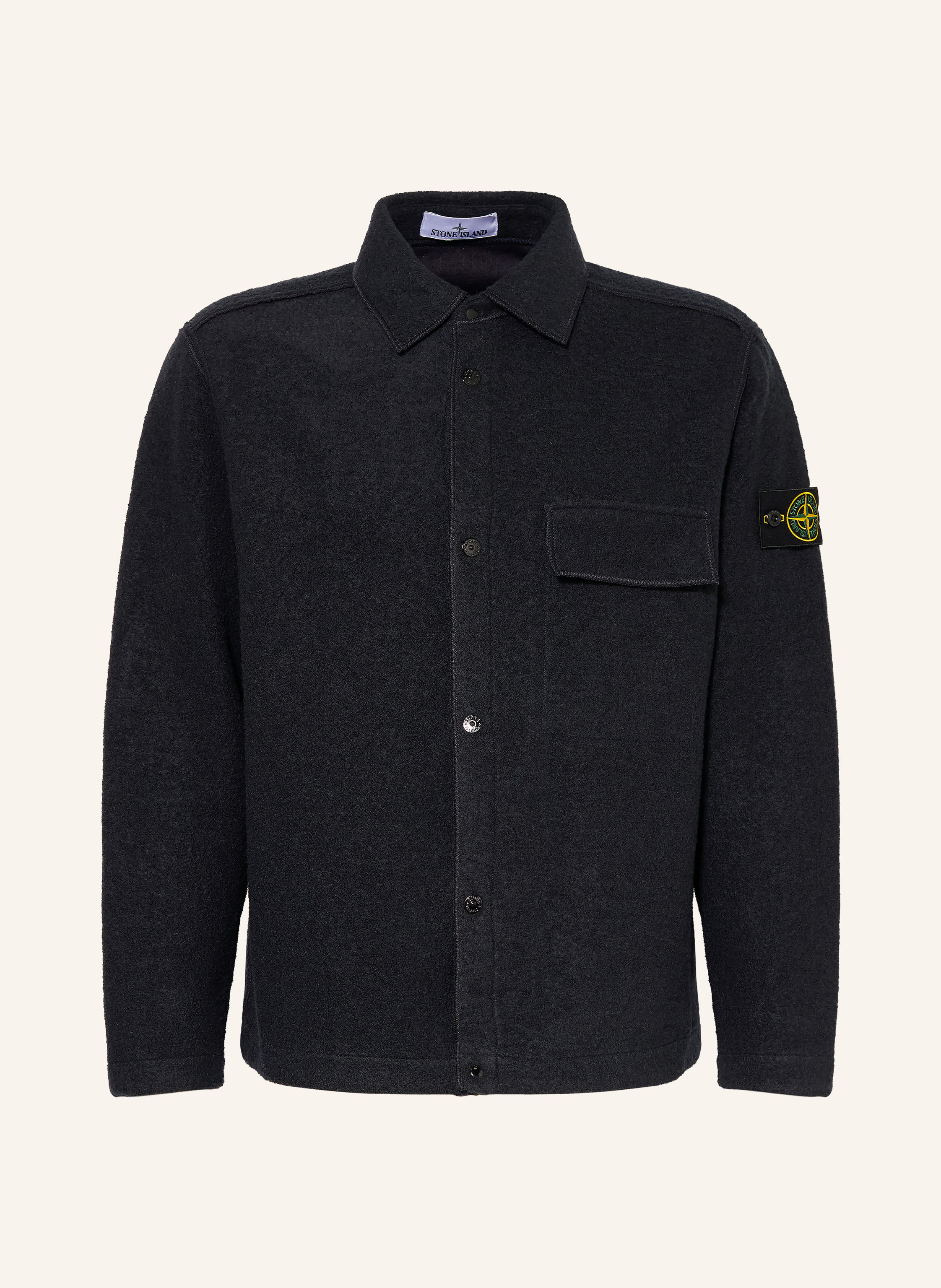 STONE ISLAND Overjacket aus Bouclé