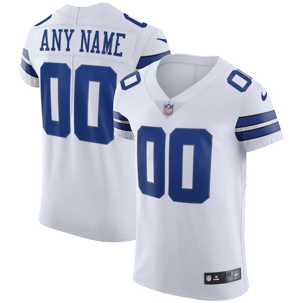 Dallas Cowboys Nike Vapor Elite Custom Jersey - White