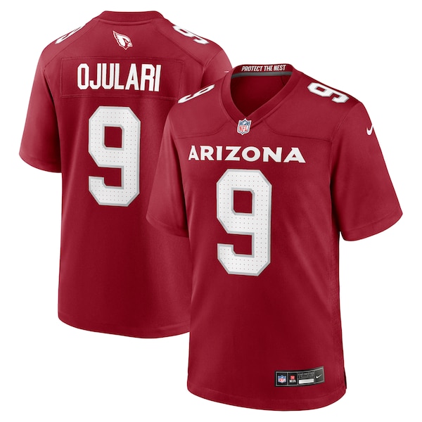 BJ Ojulari Arizona Cardinals Nike Team Game Jersey -  Cardinal