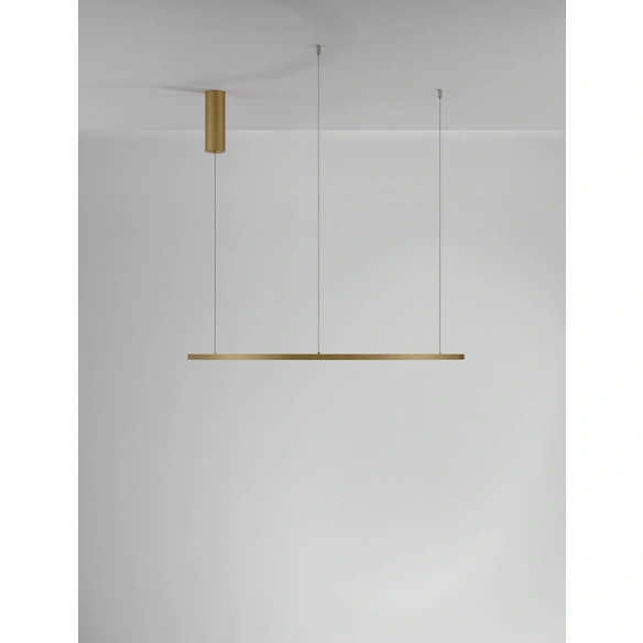 Pendelleuchte »Tarquin «, LED, 46 W, Höhe: 200 cm, messingfarben/goldfarben