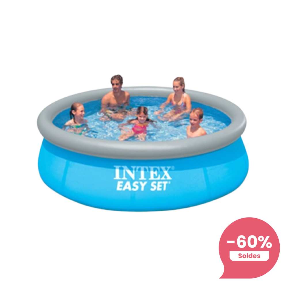 Liner piscine autostable boudin gris 3,66 x 0,76 m