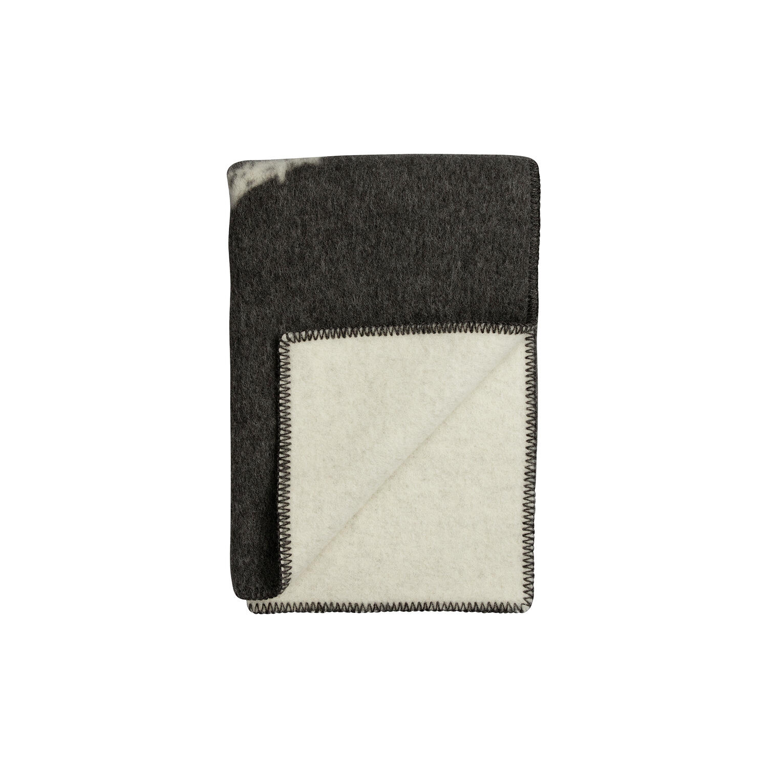 MELGAARD Throw, grey/natural