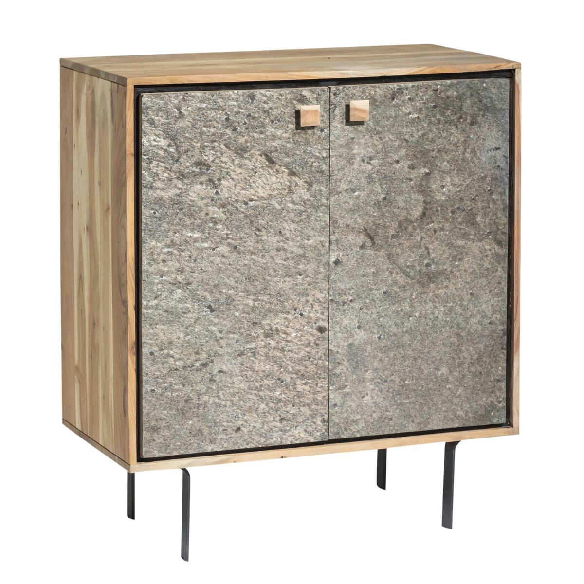 COME - Buffet en bois marron 88 cm