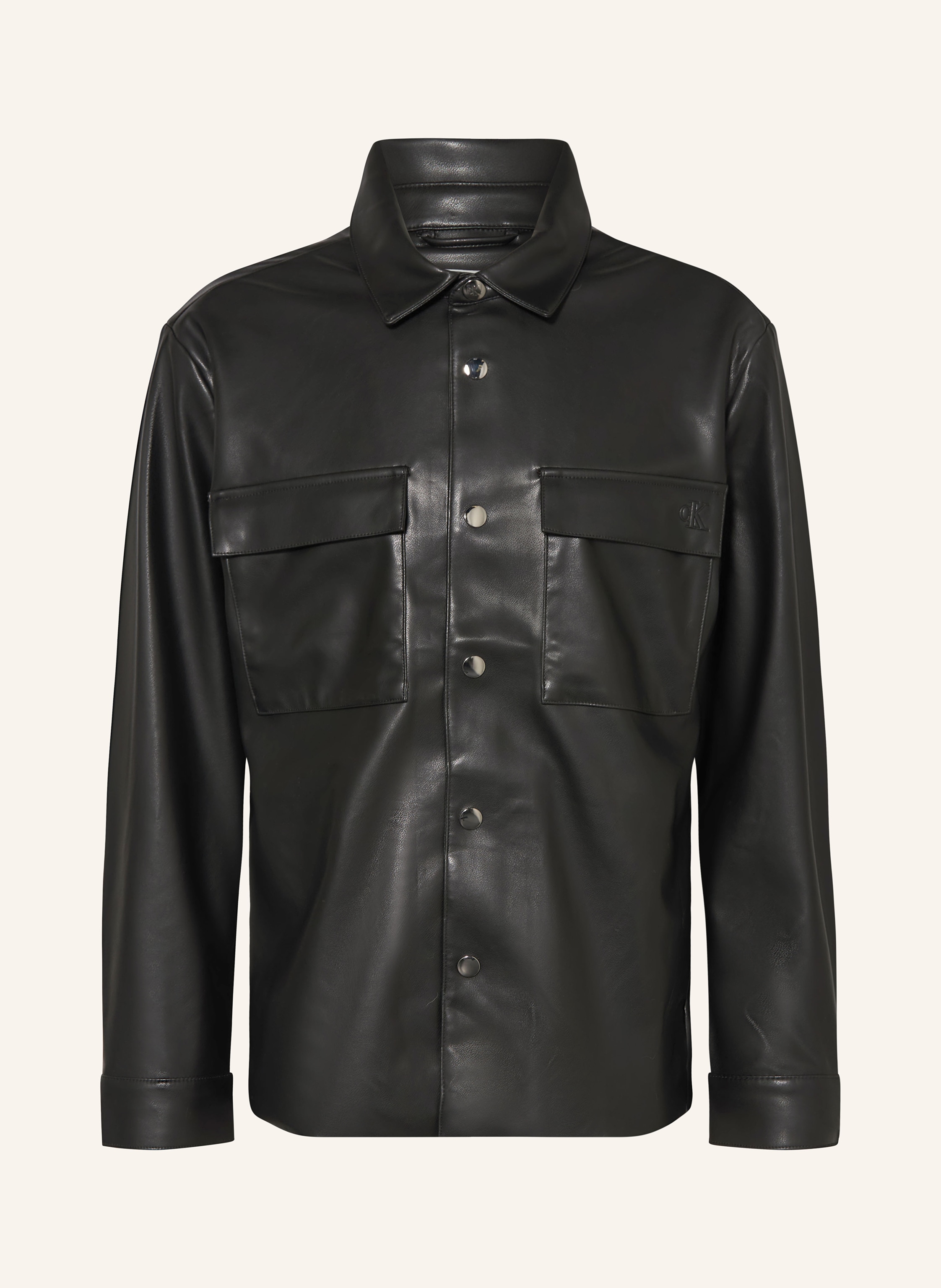 Calvin Klein Jeans Overjacket in Lederoptik