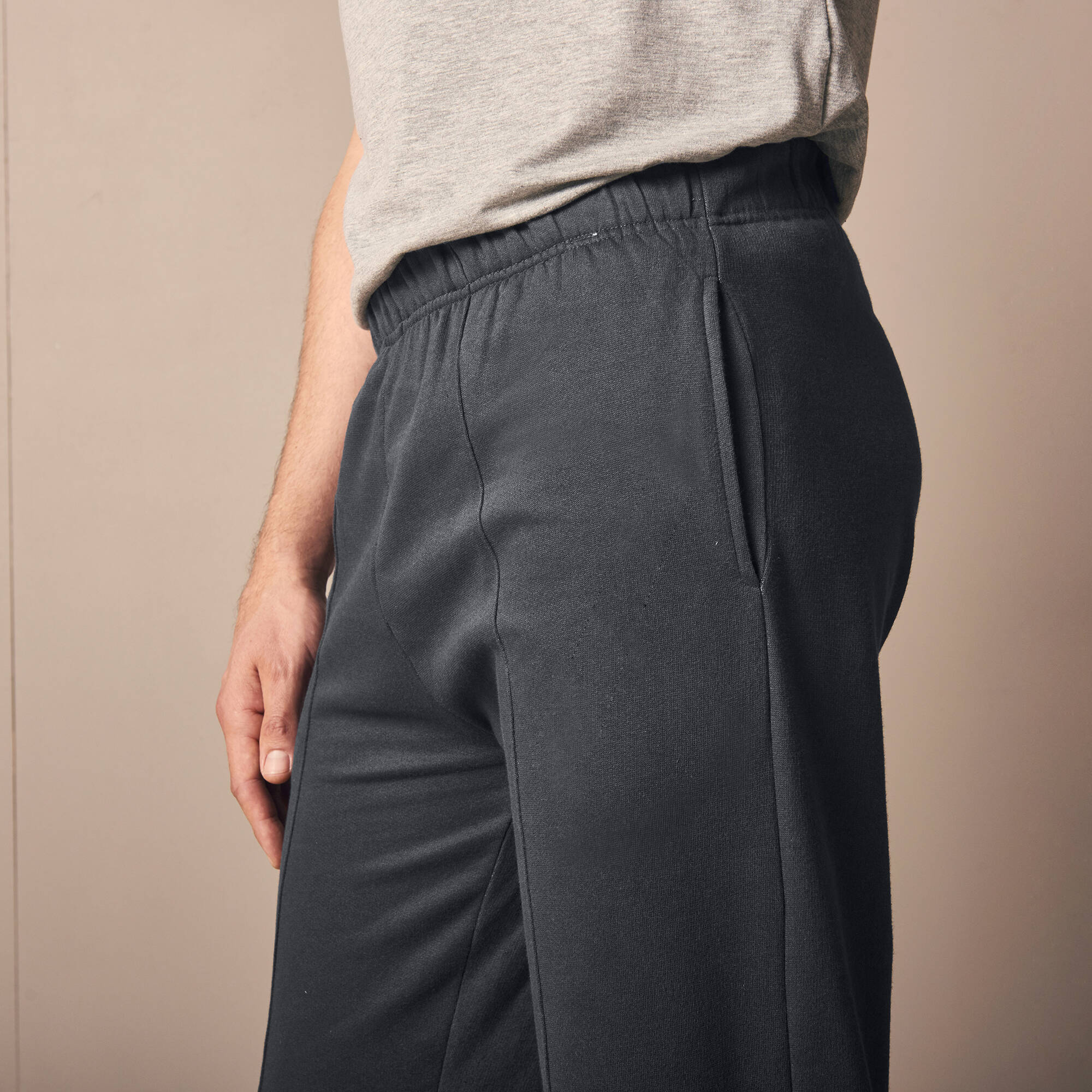 Pantalon loisirs molleton, bas droits