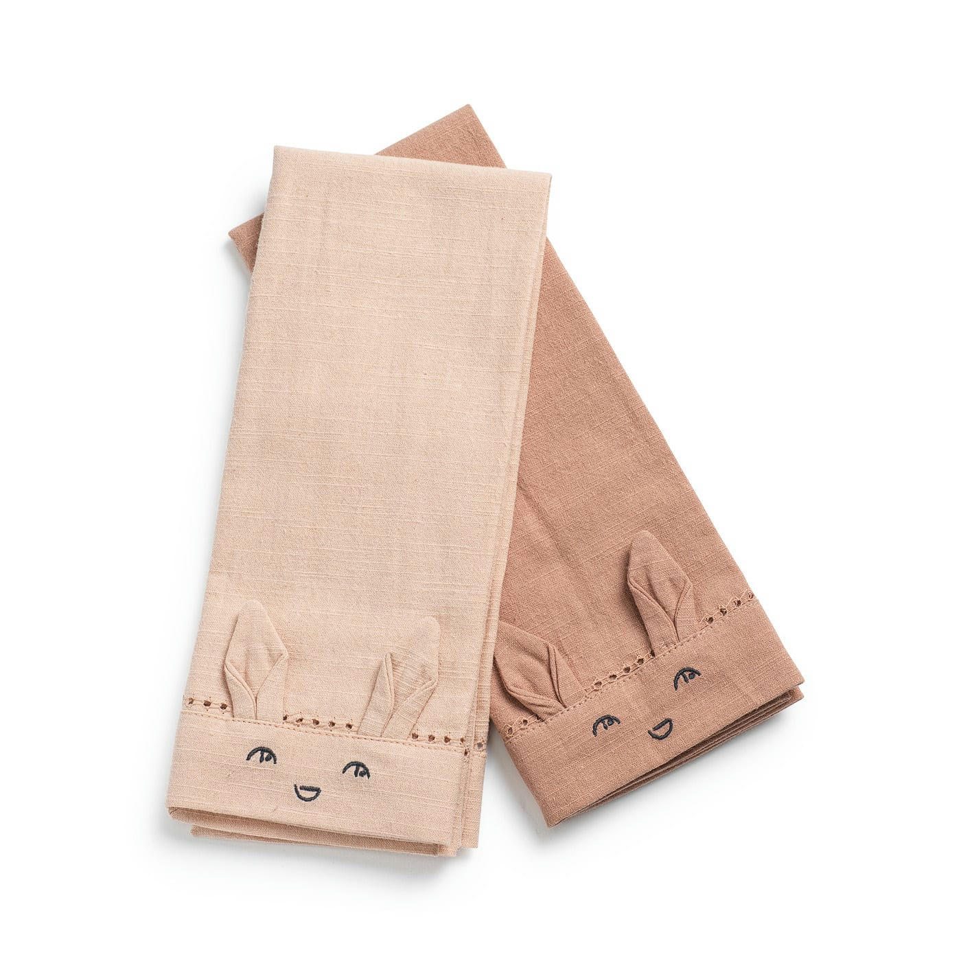 - Serviettes de table enfant (lot de 2)  Rose