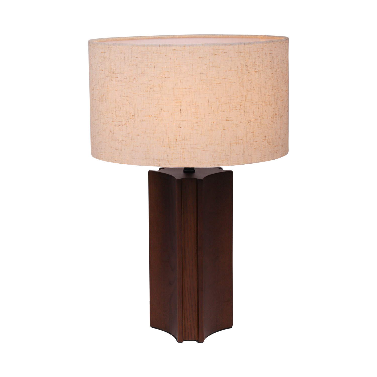 Atmooz Calgary tafellamp - H45 cm Ø30 cm - Eiken & Beige