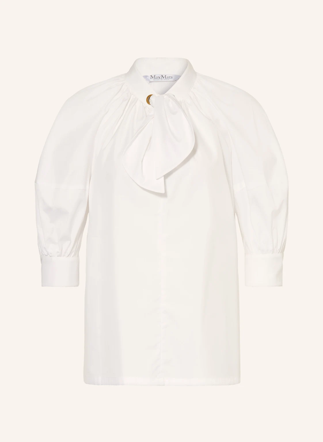 Max Mara Blusenshirt QUINOA mit 3/4-Arm und abnehmbarer Schluppe
